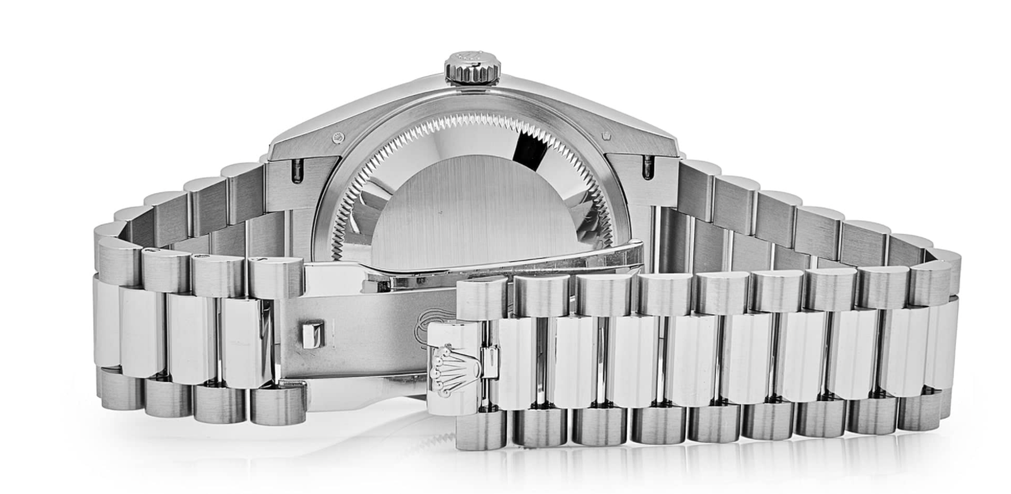 Day-date ice blue baguette dial 36mm