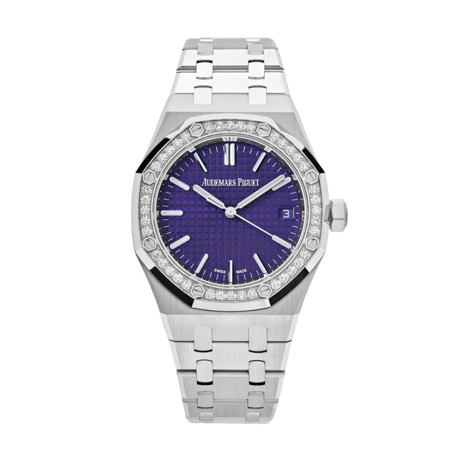 Royal oak white gold purple dial
